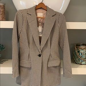 Joie Plaid Blazer